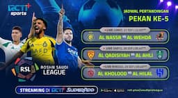 Link Live Streaming Liga Arab Saudi Pekan ke-5 di RCTI+: Cristiano Ronaldo Cs Vs Al Wehda