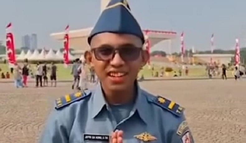 Tampang TNI AL Gadungan Diamankan di Monas, Sempat Bikin Konten Video Pakai Bahasa Inggris