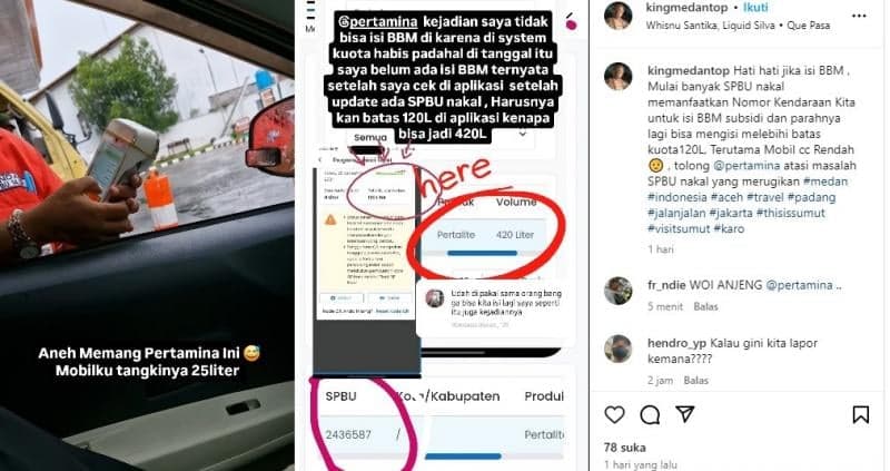 Viral Pemilik Mobil Ini Gagal Isi Pertalite akibat Data MyPertamina Dipakai Orang Lain, Sekali Isi 420 Liter Viral Pemilik Mobil Ini Gagal Isi Pertalite akibat Data MyPertamina Dipakai Orang Lain, Sekali Isi 420 Liter