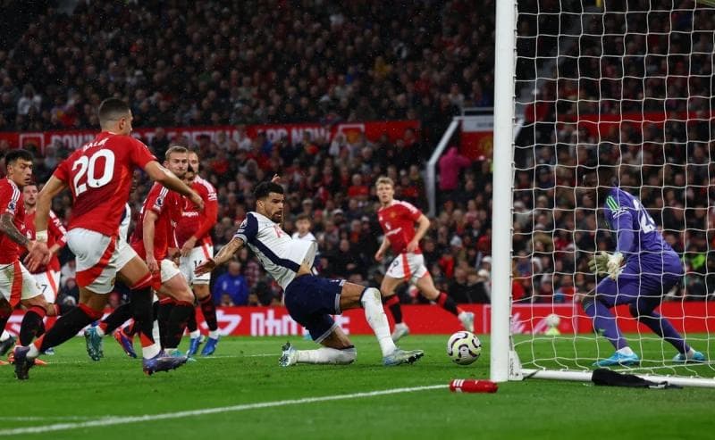 Hasil Man United Vs Tottenham: Memalukan! Red Devils Kalah Telak di Old Trafford