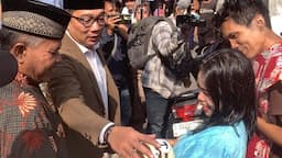 Momen Ridwan Kamil Doakan Bayi 2 Bulan saat Blusukan di Tanjung Priok