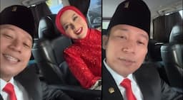 Potret Denny Cagur Persiapan Dilantik Jadi Anggota DPR Hari Ini, Istri Ikut Dampingi