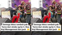 Memprihatinkan, Pak Tarno Kena Stroke hingga Sulap dari Kursi Roda