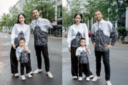 Potret Raffi Ahmad dan Nagita Slavina Bangga Pakai Batik di Berlin: Auranya MasyaAllah