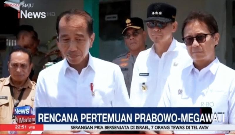 Jokowi Komentari Rencana Pertemuan Prabowo dan Megawati, Ini Tanggapannya