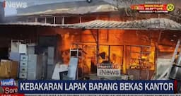 7 Damkar Padamkan Kebakaran Lapak Barang Bekas Kantor di Bogor