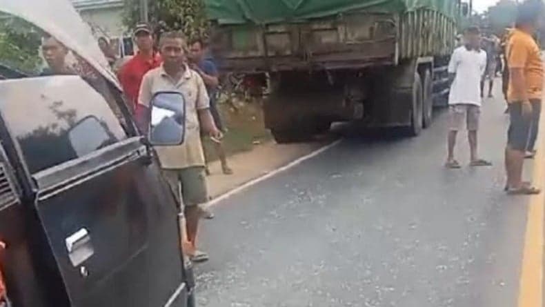 Kecelakaan Maut Mobil Pikap Tabrak Truk di Lampung Utara, 1 Orang Tewas