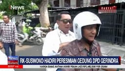 Ridwan Kamil Naik Ojek Online saat Hadiri Peresmian Kantor DPD Gerindra Jakarta