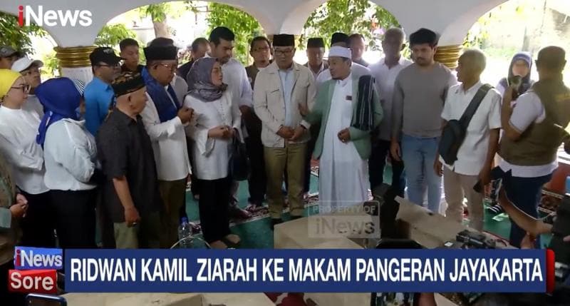 Belajar Sejarah Jakarta, Ridwan Kamil Ziarah ke Makam Pangeran Jayakarta