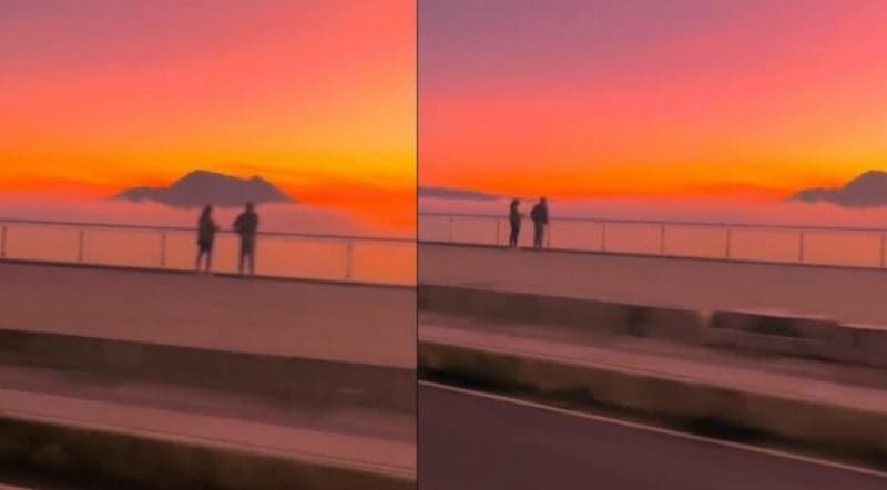 Viral Sunrise Mirip Lukisan di Kintamani Tertangkap Kamera, Langitnya Berwarna Jingga