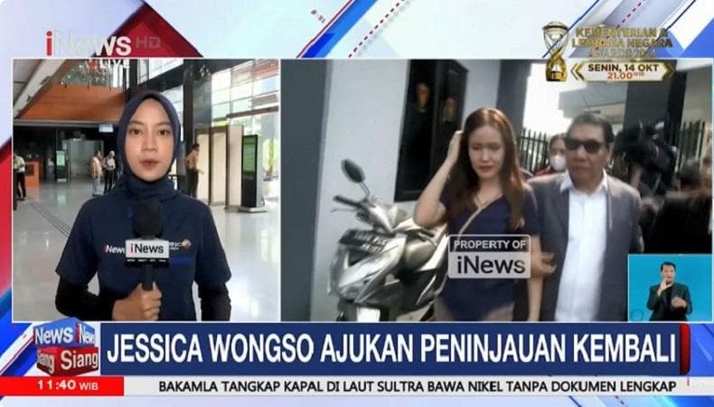 Jessica Wongso Ajukan PK Kasus Kopi Sianida ke PN Jakpus