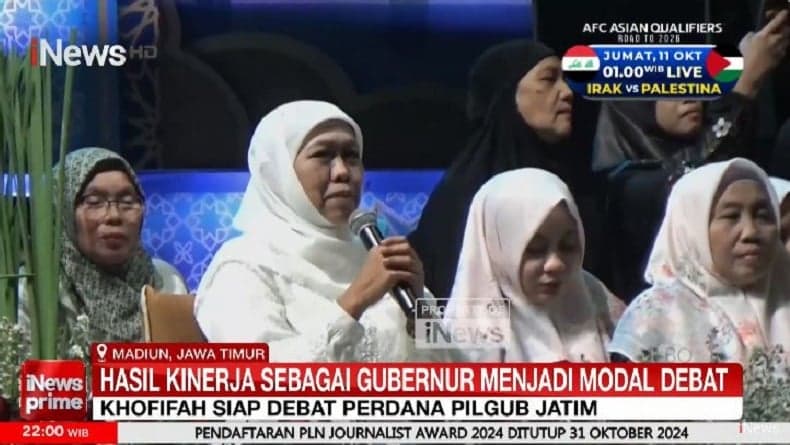 Khofifah Siap Hadapi Debat Perdana, Modal Pengalaman Tak Ada Persiapan Khusus