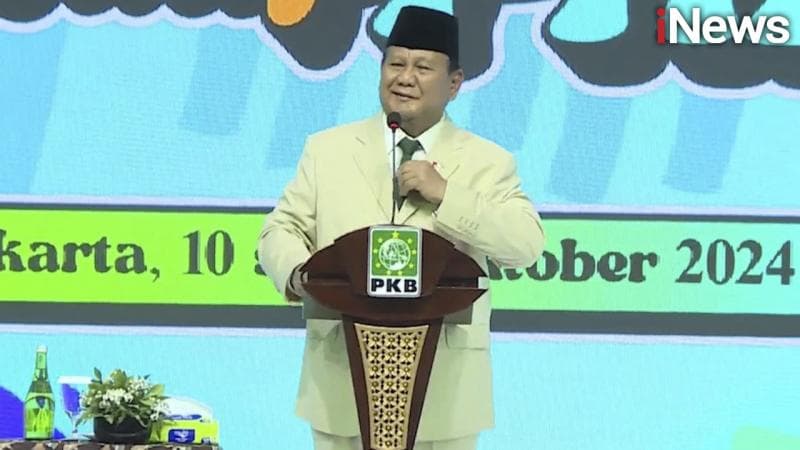 Prabowo Tanya Kapan Diundang PDIP di Acara Forum Legislator PKB 