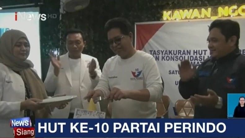 Perayaan 10 Tahun Perindo di Palembang Berlangsung Sederhana dan Sangat Kekeluargaan