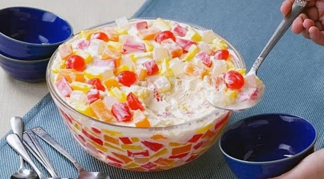 Resep Saus Salad Buah yang Enak, Dipadukan Anggur dan Apel Lebih Segar 