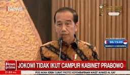 Jokowi Tegaskan Tak Ikut Campur Susunan Menteri Kabinet Prabowo