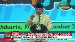 Prabowo Ingatkan Parpol Koalisi Jangan Tugaskan Menteri Cari Uang dari APBN