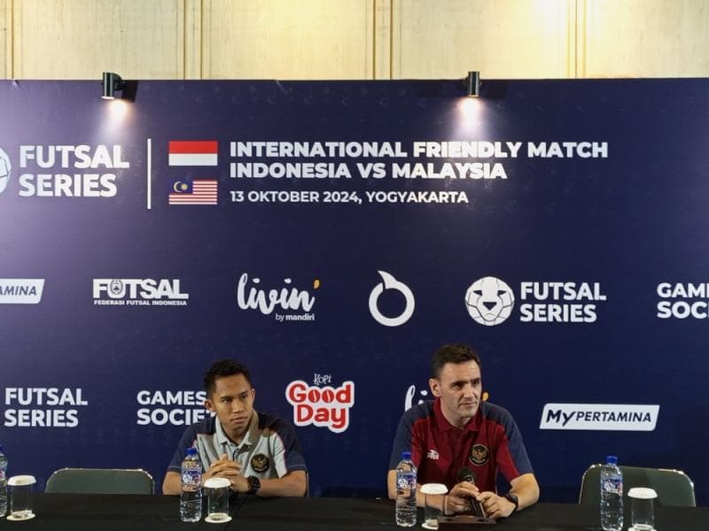 Pelatih Timnas Futsal Indonesia Incar Kemenangan Lawan Malaysia di Laga Uji Coba 