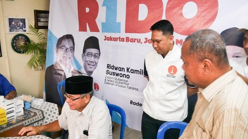 Timses RIDO Gelar Pengobatan Gratis di Ciracas, Hadirkan Layanan Kesehatan