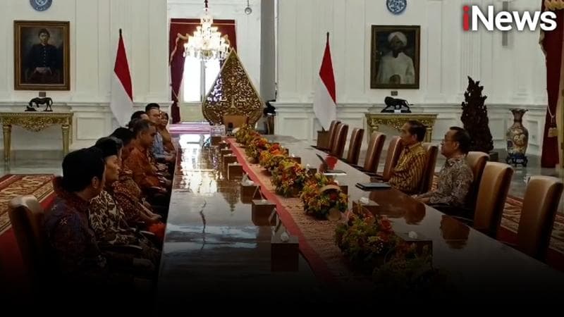 Pimpinan MPR Temui Presiden Jokowi di Istana Merdeka, Bahas Apa?