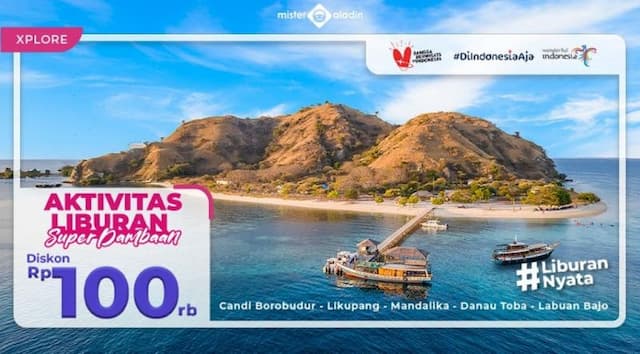 Promo Liburan Super! Diskon Rp100.000 untuk Pesawat dan Aktivitas Wisata