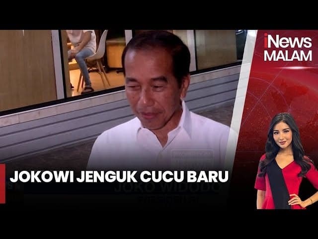 Jokowi Jenguk Anak Kaesang-Erina Bebingah Sang Tansahayu di RSIA Bunda Menteng