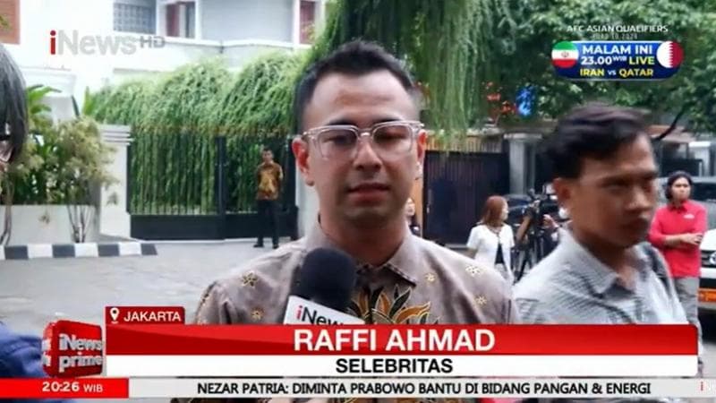 Sambangi Kertanegara, Raffi Ahmad Diberi Tugas Khusus dari Prabowo