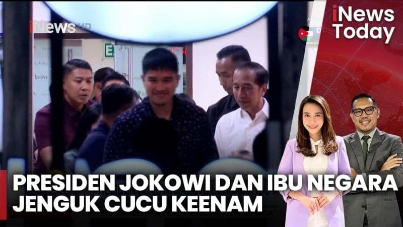 Momen Jokowi dan Iriana Jenguk Cucu Keenam Bebingah Sang Tansahayu