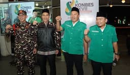 Anindya Bakrie Kenakan Baju Banser, Ingin Kadin Sinergi dengan GP Ansor