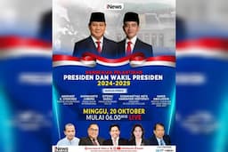 Jangan Lewatkan! Pelantikan Prabowo-Gibran Live di iNews Minggu 20 Oktober