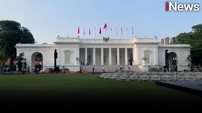 Siap Sambut Prabowo-Gibran, Istana Merdeka Bersolek Jelang Pelantikan Presiden