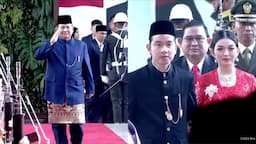 Prabowo dan Gibran Kompak Pakai Beskap Betawi di Hari Pelantikan 