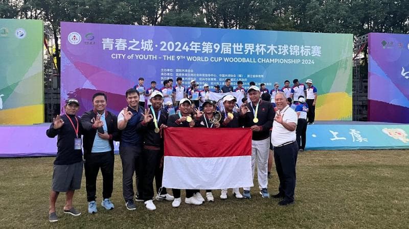 Bangga! Indonesia Sabet 3 Emas dan 2 Perak di Piala Dunia Woodball 2024