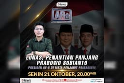 AB+ bersama Abraham Silaban Malam Ini di iNews: Lunas, Penantian Panjang Prabowo Subianto