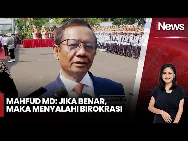 Mahfud Md Kritik Surat Undangan Resmi Kemendes untuk Acara Pribadi