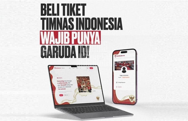 Cara Daftar Garuda ID, Syarat Wajib Beli Tiket Timnas Indonesia