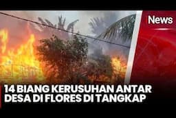 Polisi Tangkap 14 Pembakar 51 Rumah Warga saat Kerusuhan di Adonara Flores Timur