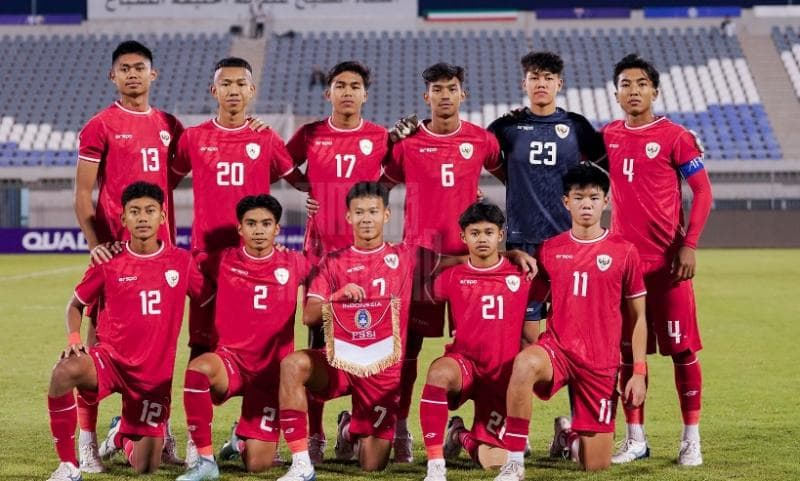 Klasemen Grup G Kualifikasi Piala Asia U-17 2025: Indonesia di Puncak, Tendang Australia