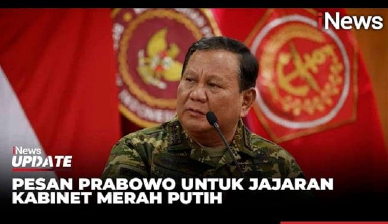 Prabowo: Anak Buah Basah, Pemimpin Juga Harus Basah