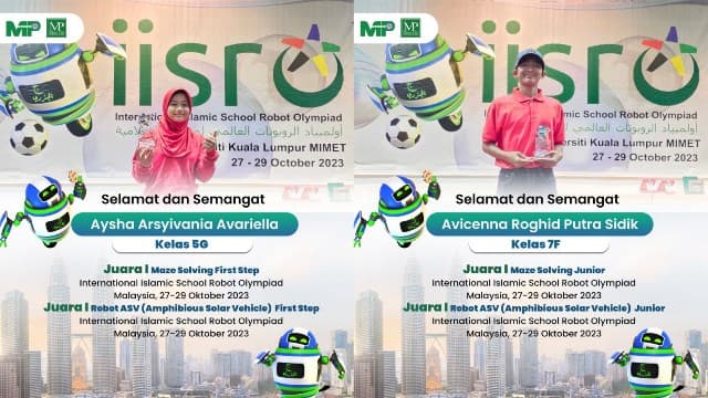 Barakallah, 2 Siswa Madrasah Indonesia Juara Olimpiade Robot Internasional di Malaysia