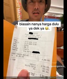 Viral Pria Beli Kopi Seharga UMR Jakarta, Warganet: Auto Melek 7 Hari 7 Malam