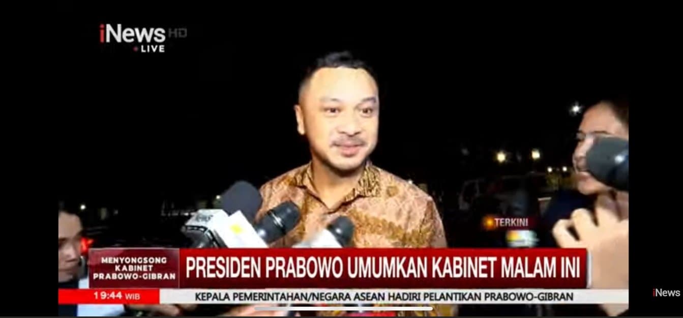 Giring Ganesha Jadi Wakil Menteri Kebudayaan di Kabinet Merah Putih Prabowo-Gibran