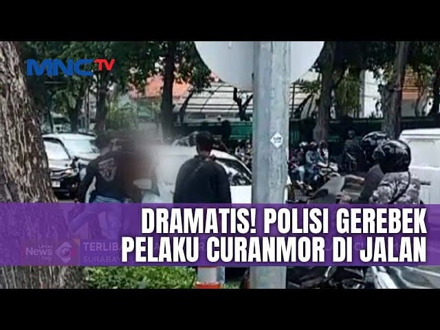 Dramatis, Bak Adegan Film Polisi Ringkus Pelaku Curanmor di Surabaya