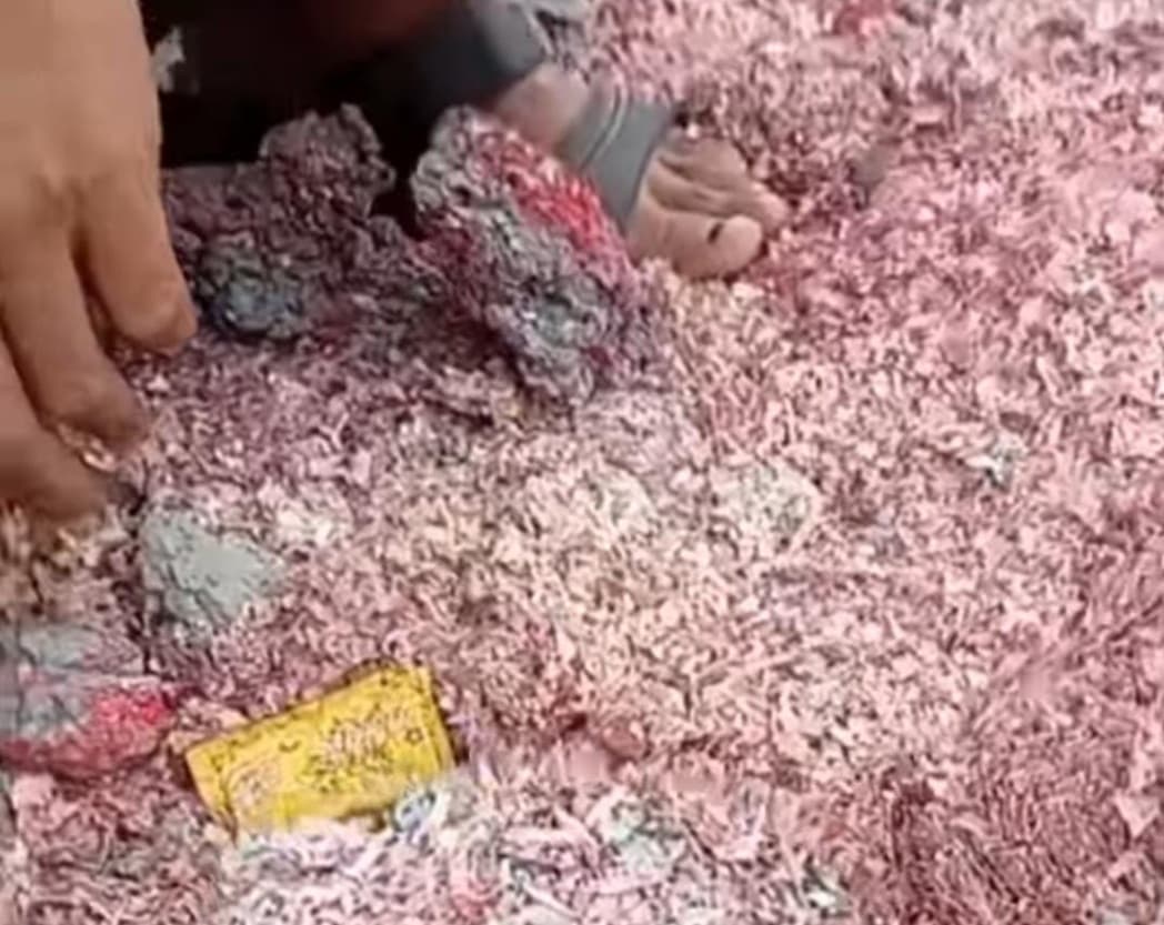 Viral! Cacahan Uang Rp100 Ribu Berserakan di TPS Liar Bekasi, Ini Penampakannya Viral! Cacahan Uang Rp100 Ribu Berserakan di TPS Liar Bekasi, Ini Penampakannya