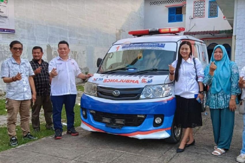 Perindo Tambah Layanan Ambulans Gratis di Kota Medan
