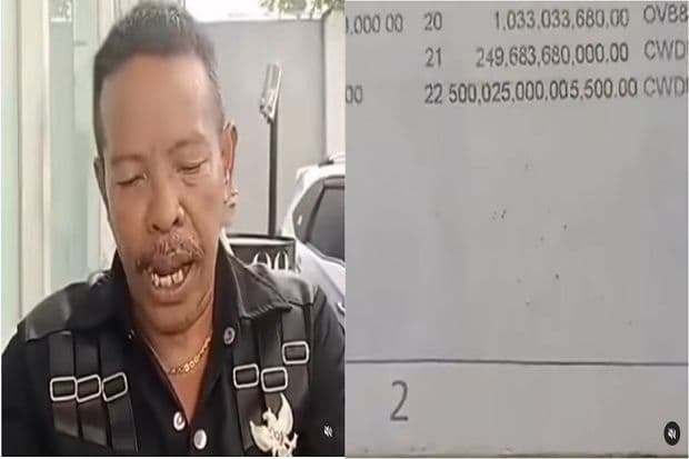 Viral! Pria Kalimantan Selatan Pamer Saldo ATM Rp500 Triliun