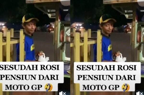 Viral! Pria Indonesia Mirip Valentino Rossi, Netizen: Habis Tes Aspal di Mandalika