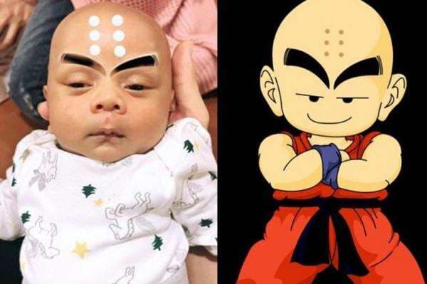 Rizky Billar Jahili Anak Sendiri, Baby L Jadi Sosok Krillin Sobat Goku di Dragon Ball Rizky Billar Jahili Anak Sendiri, Baby L Jadi Sosok Krillin Sobat Goku di Dragon Ball