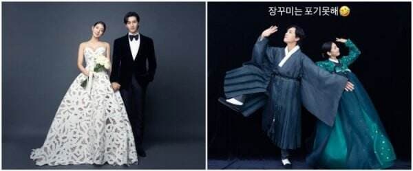 Pamer baby bump, ini 12 foto prewedding Park Shin-hye yang terekspose