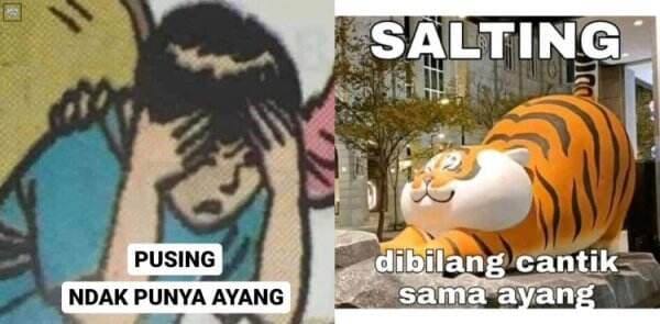 15 Meme kocak `karena ayang` ini bikin orang kasmaran senyum sendiri